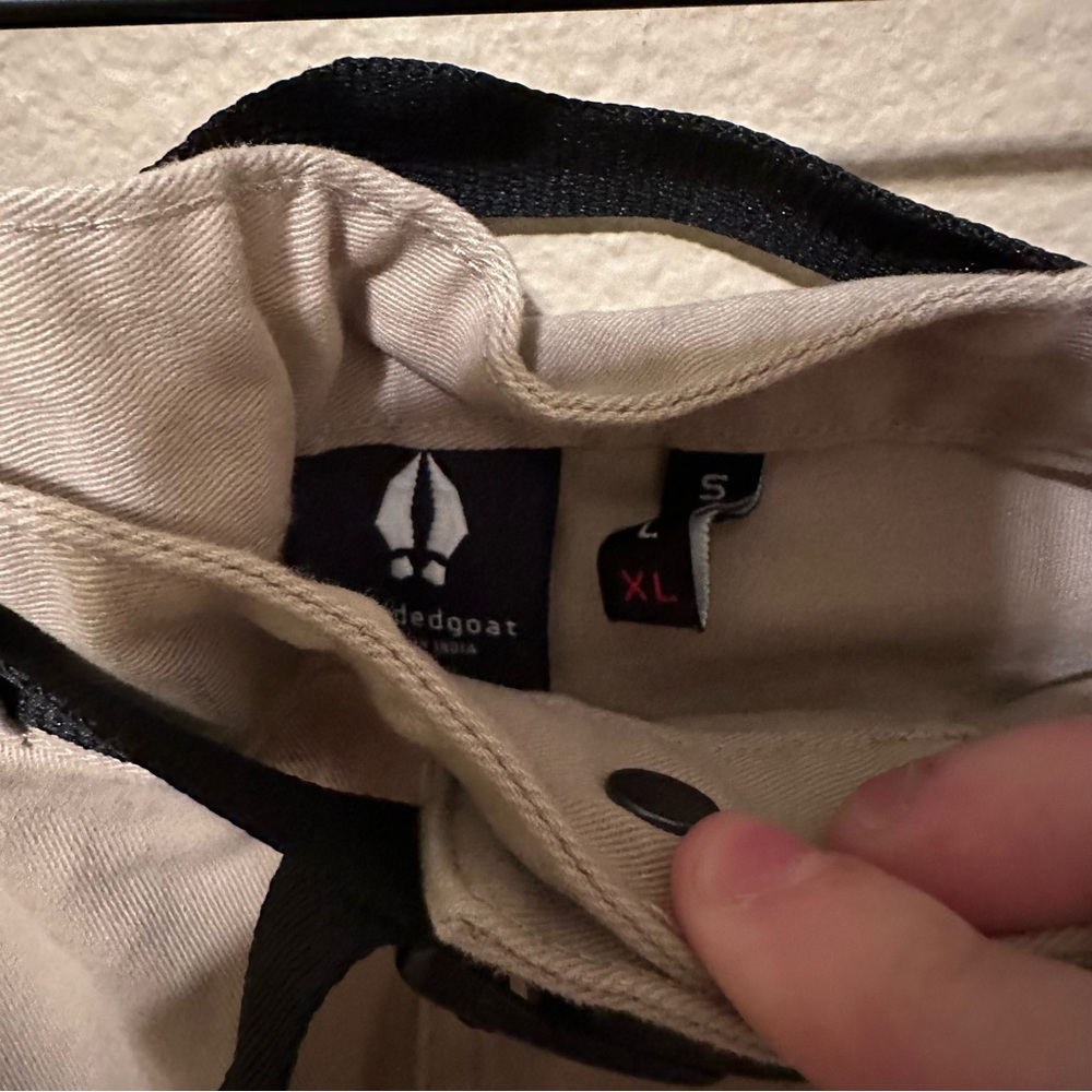 NWOT Bearded Goat Men’s Boundless Khaki Pants - Picture 3 of 3